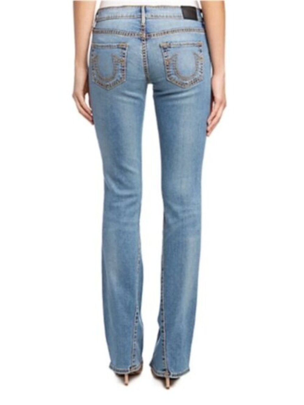 True RELIGION Becca Women’s Light Blue Mid Rise Bootcut Jeans Size 29